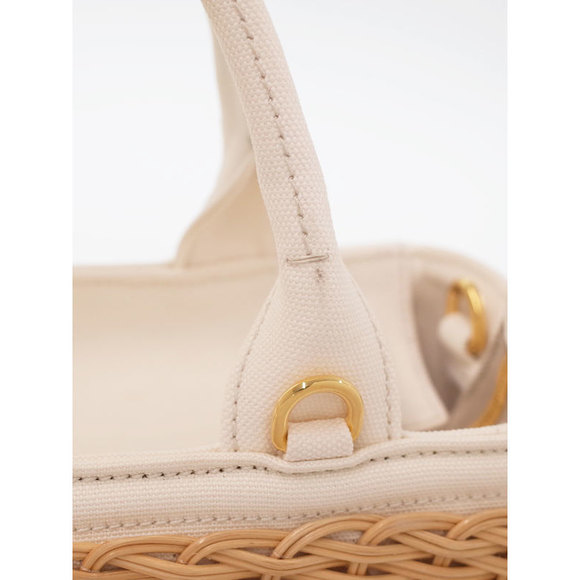Prada Wicker Basket 2WAY Bag - Picture 4 of 8